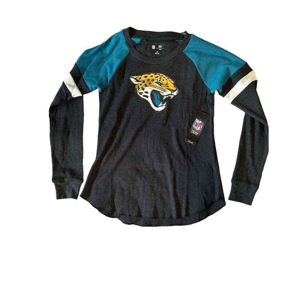 NWT Jacksonville Jaguars NFL Team Apparel Women's Thermal‎ T-Shirt Size Medium